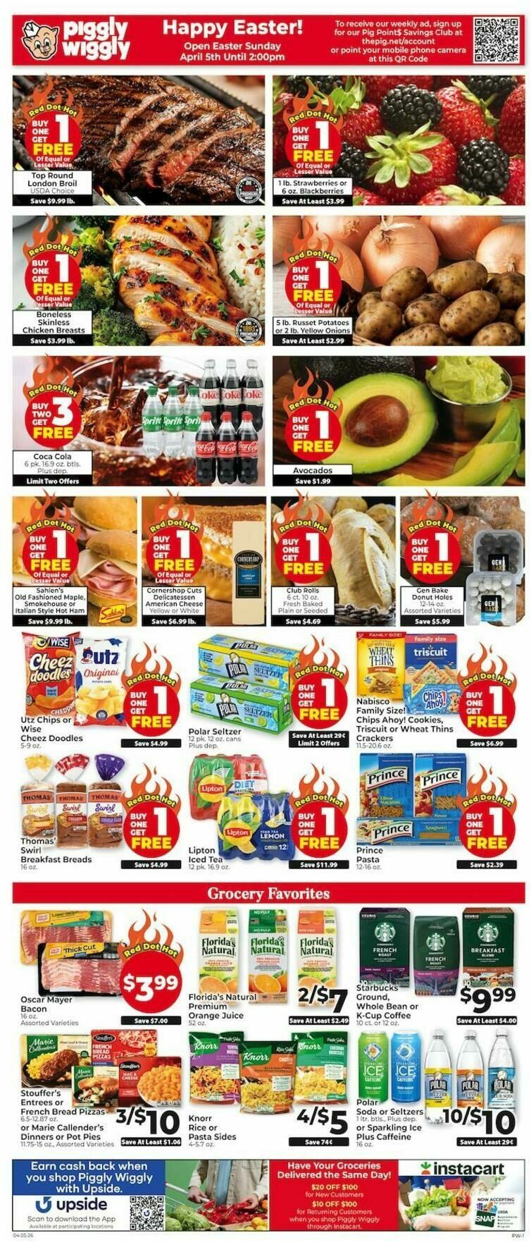 Piggly Wiggly Weekly Ad from April 5