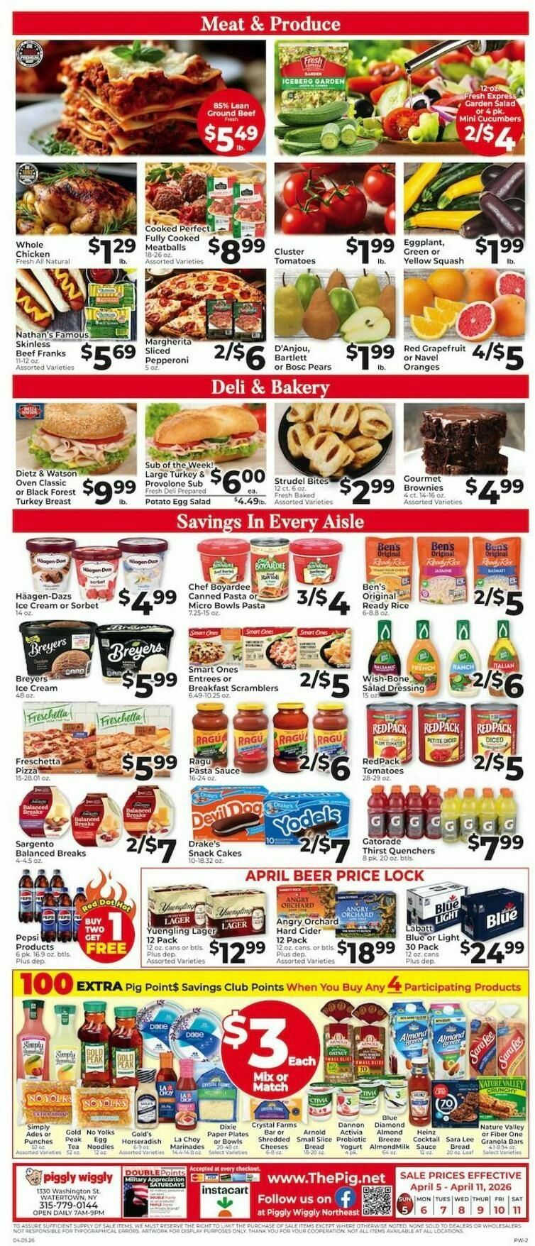 Piggly Wiggly Weekly Ad from April 5