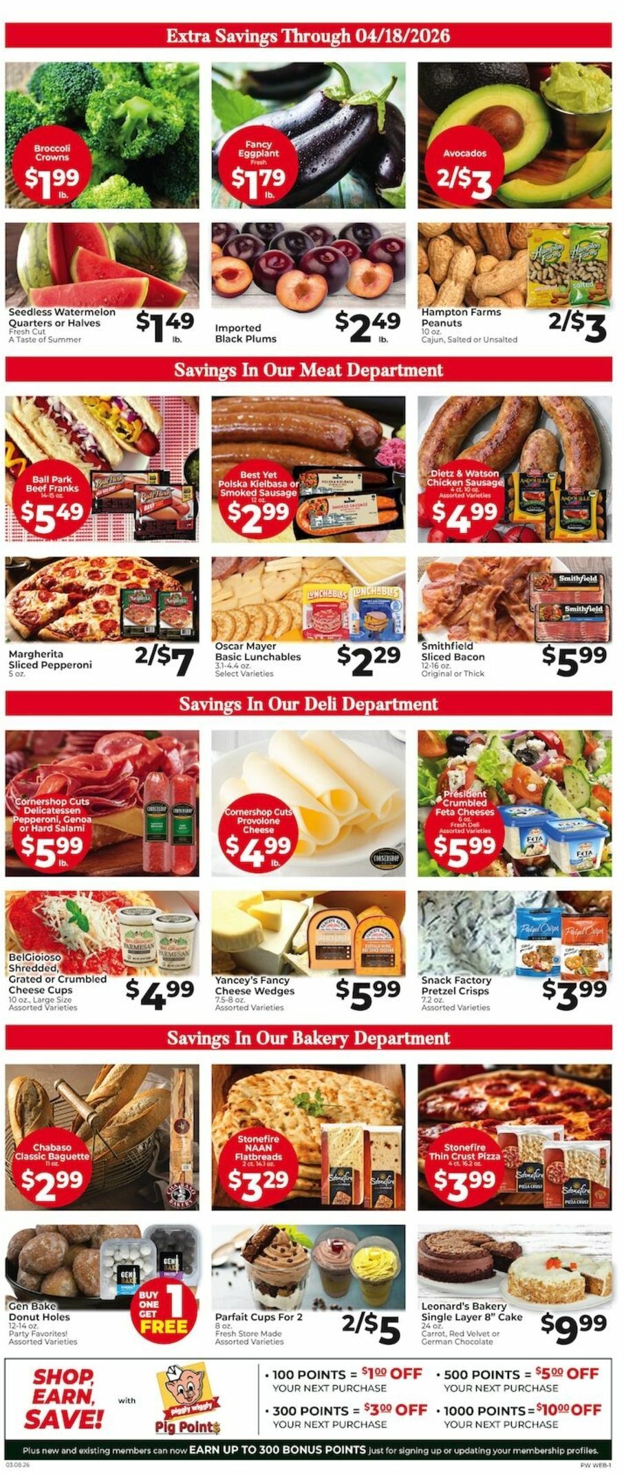 Piggly Wiggly Weekly Ad from April 12