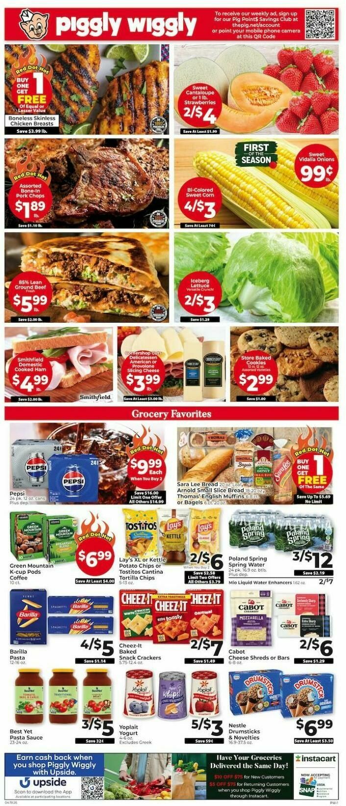 Piggly Wiggly Weekly Ad from April 19