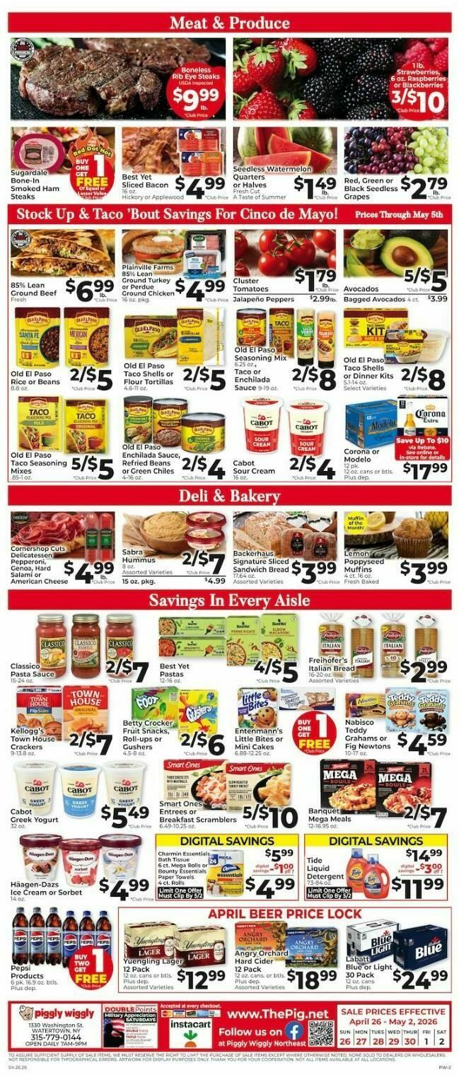 Piggly Wiggly Weekly Ad from April 26