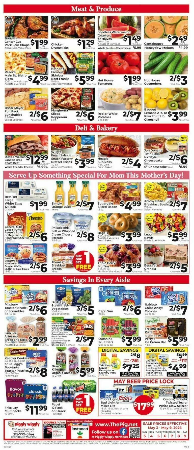 Piggly Wiggly Weekly Ad from May 3