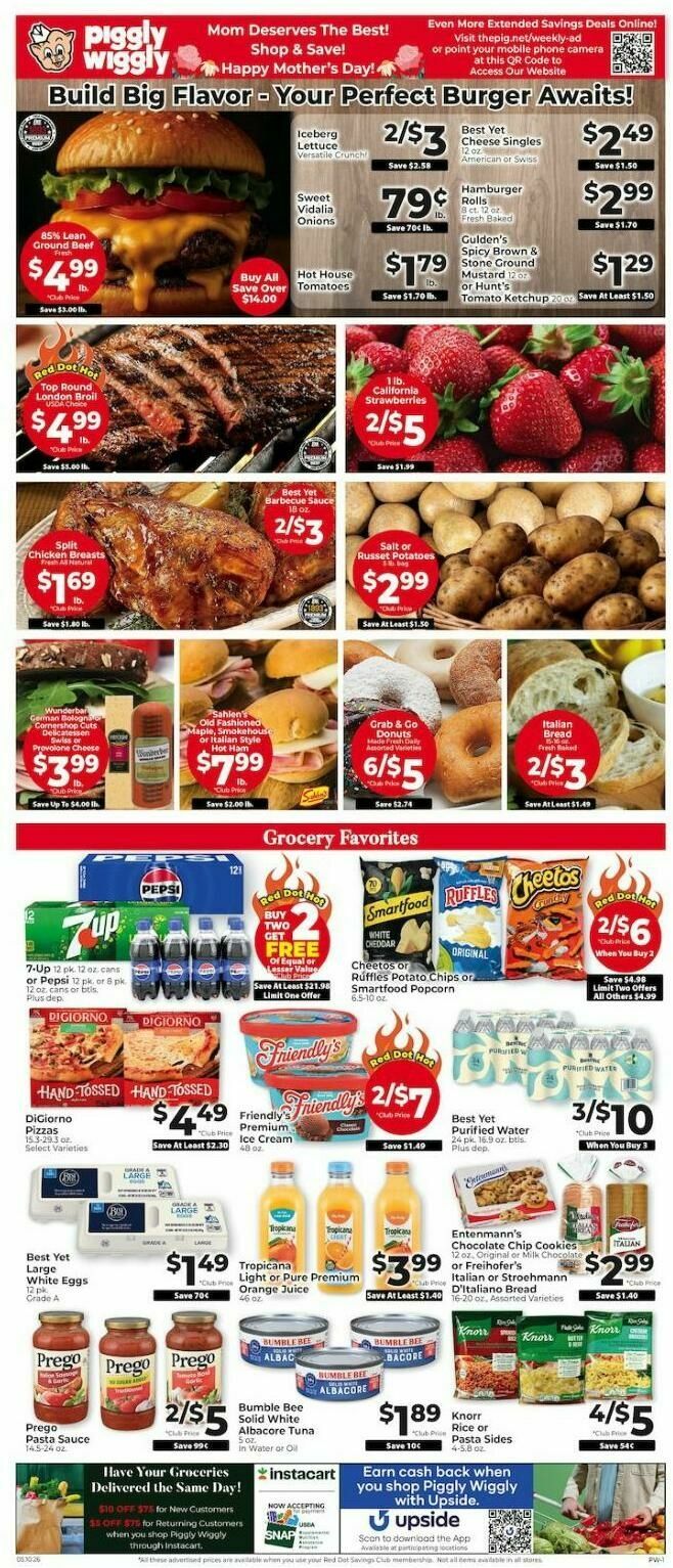 Piggly Wiggly Weekly Ad from May 10