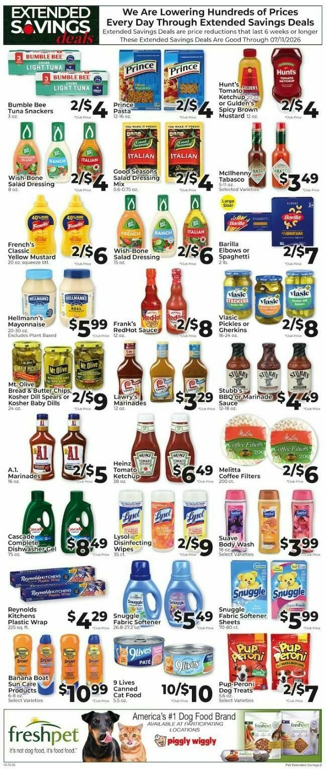 Piggly Wiggly Weekly Ad from May 10