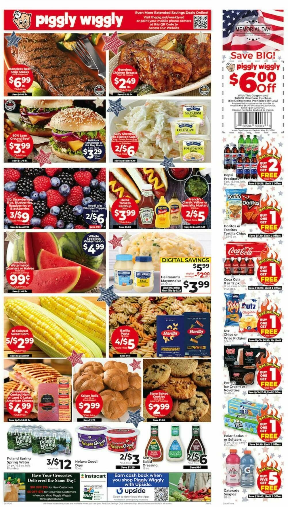 Piggly Wiggly Weekly Ad from May 17