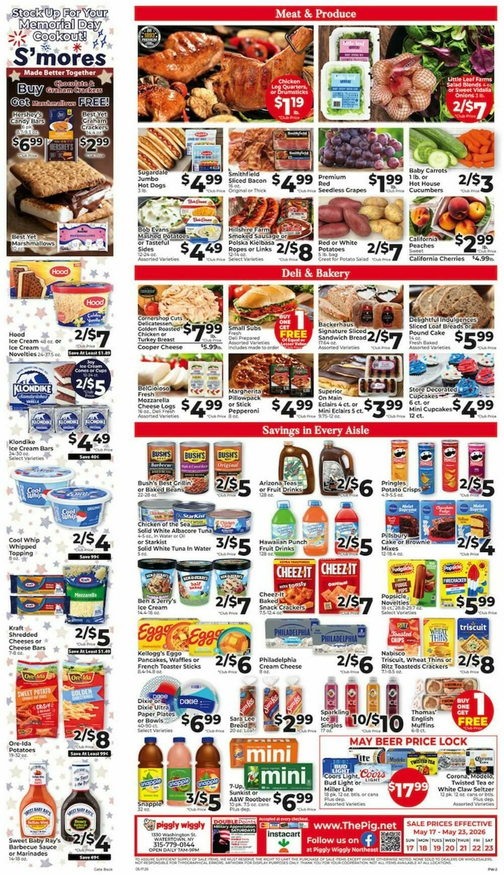 Piggly Wiggly Weekly Ad from May 17