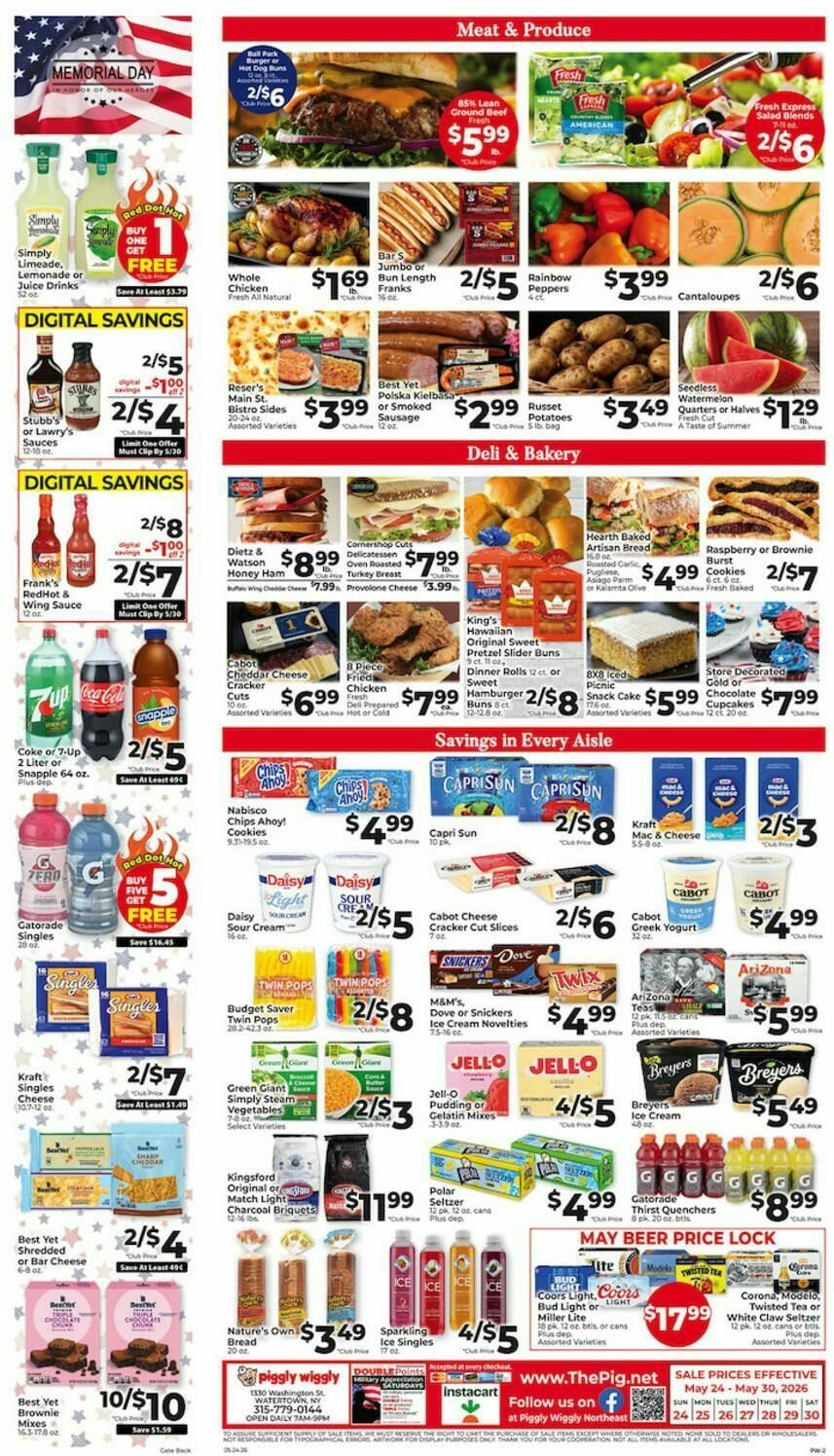 Piggly Wiggly Weekly Ad from May 24