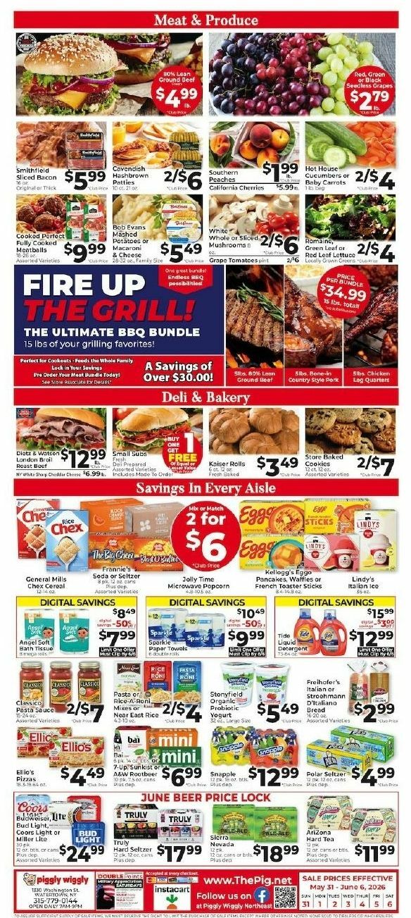 Piggly Wiggly Weekly Ad from May 31