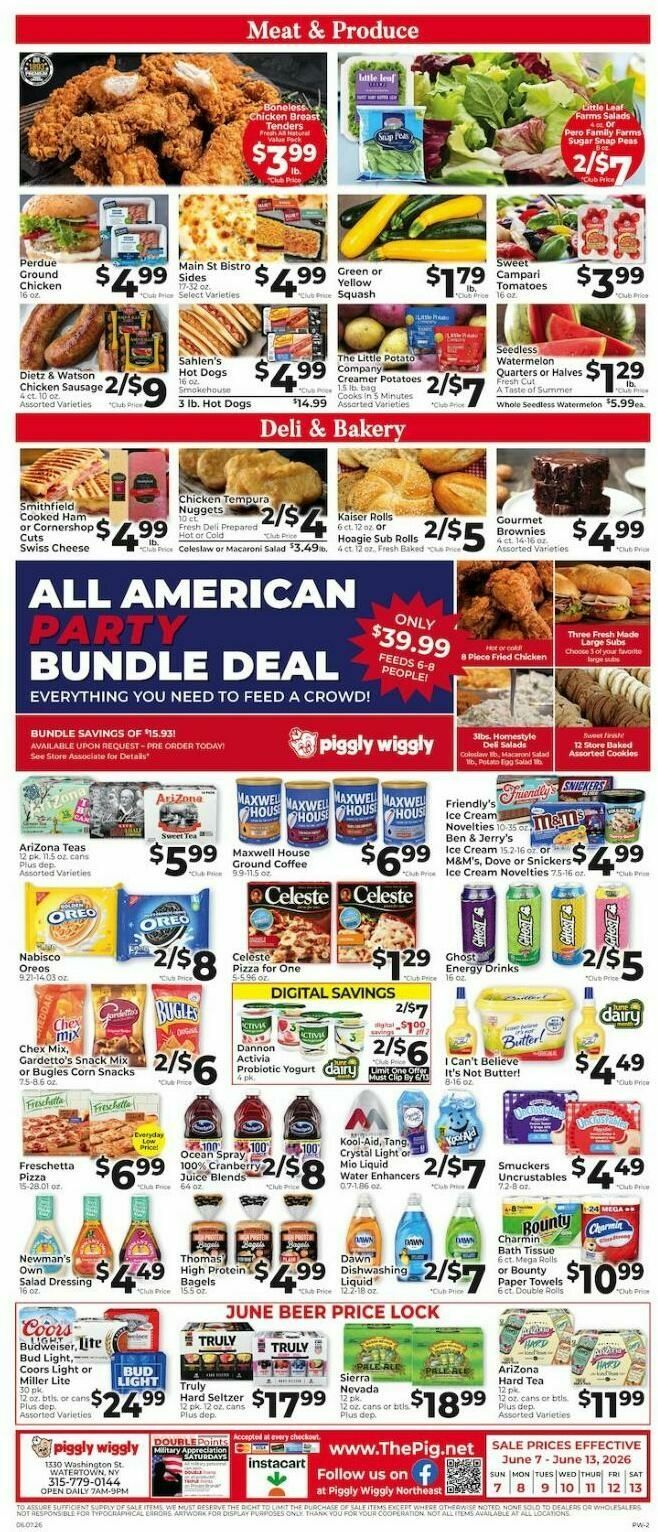 Piggly Wiggly Weekly Ad from June 7