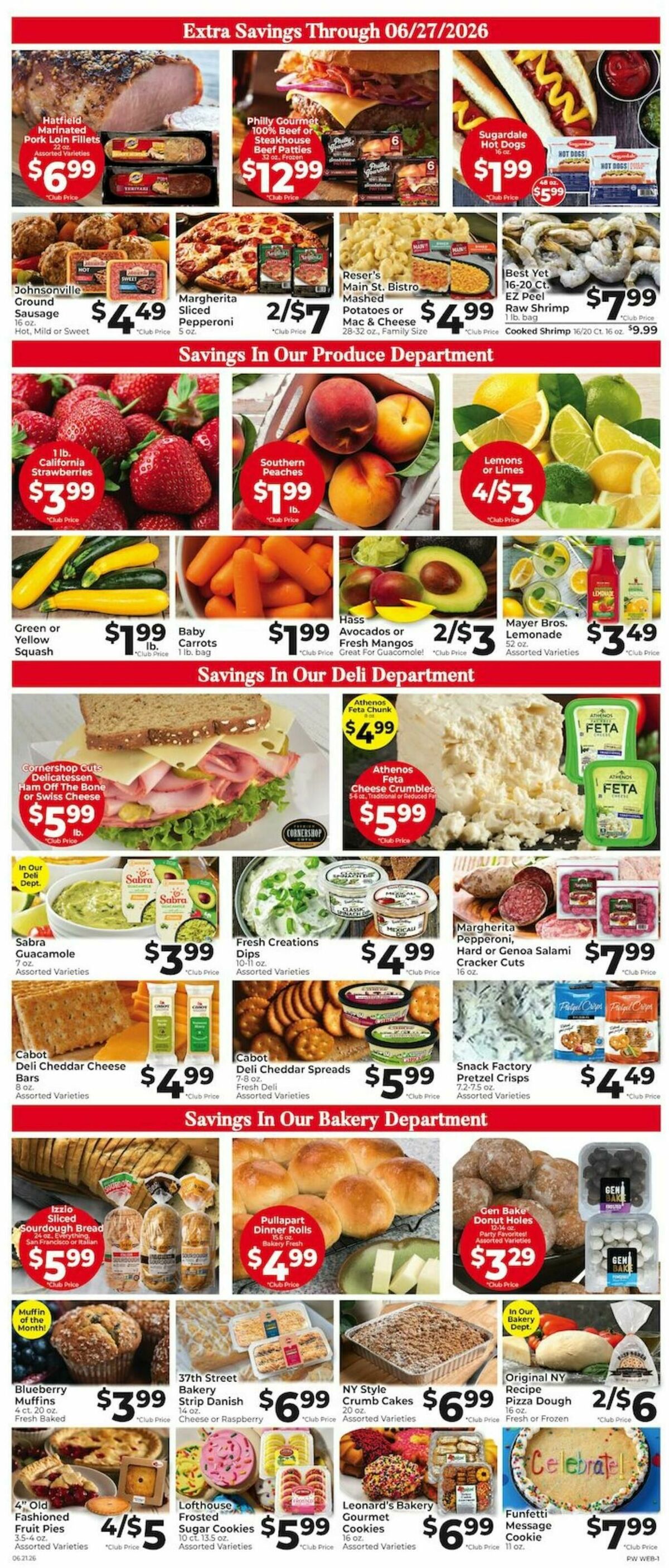 Piggly Wiggly Weekly Ad from June 21