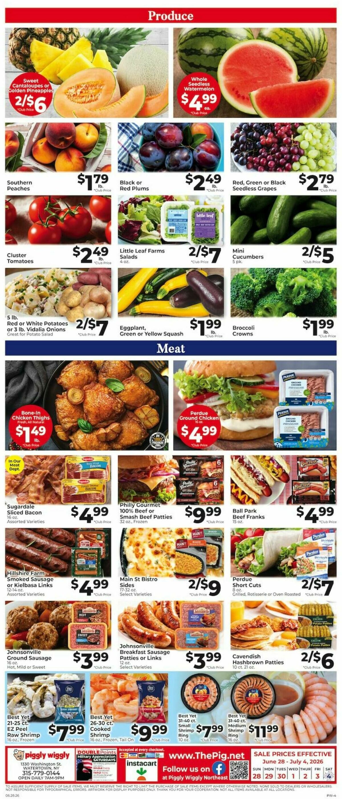 Piggly Wiggly Weekly Ad from June 28