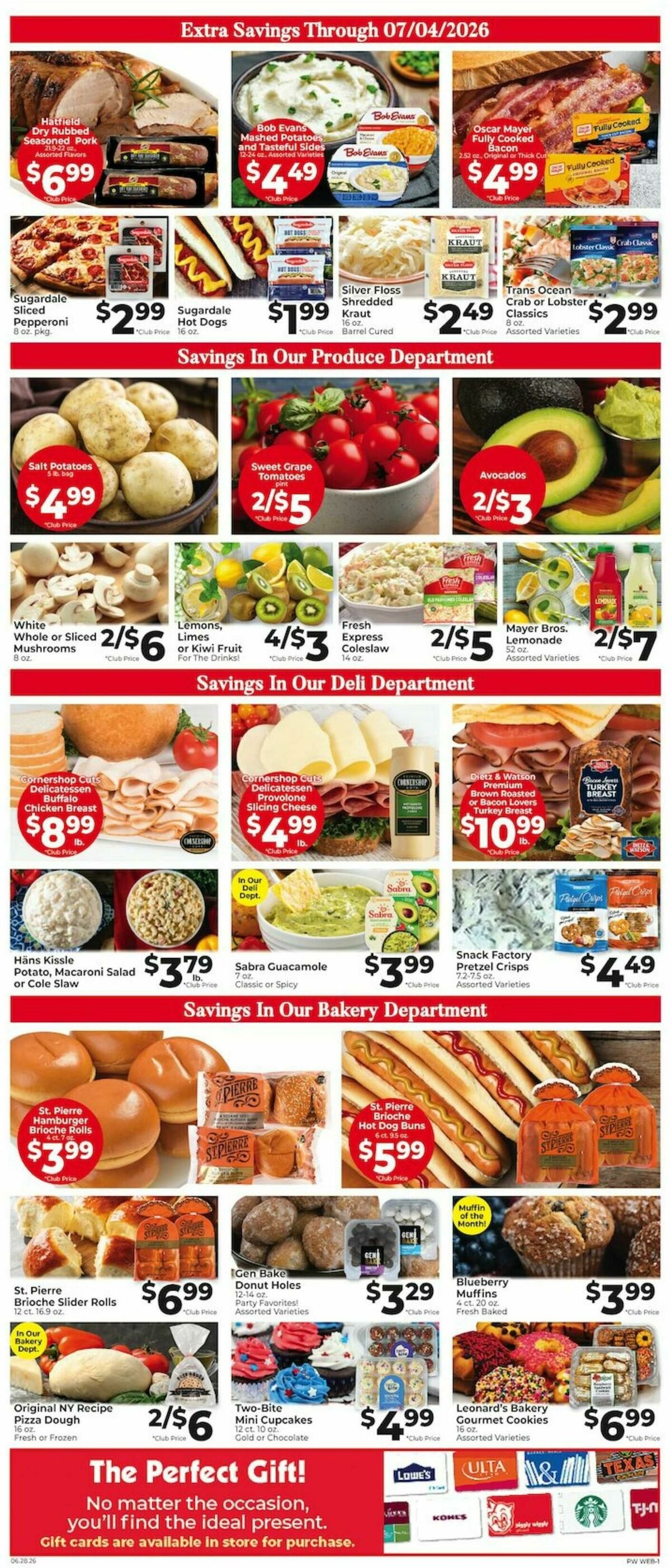 Piggly Wiggly Weekly Ad from June 28