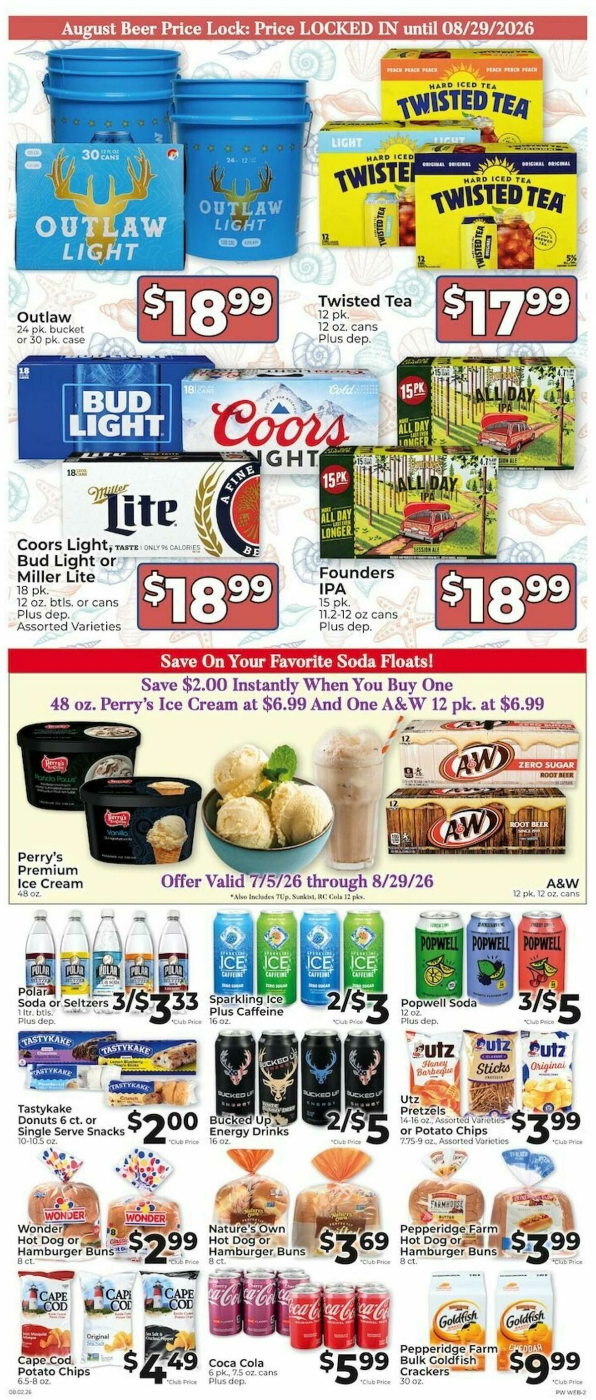 Piggly Wiggly Weekly Ad from August 9