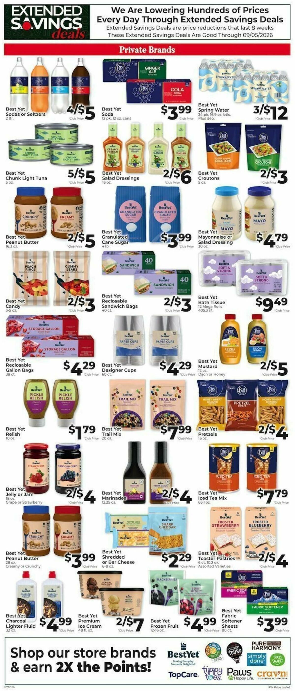 Piggly Wiggly Weekly Ad from August 9
