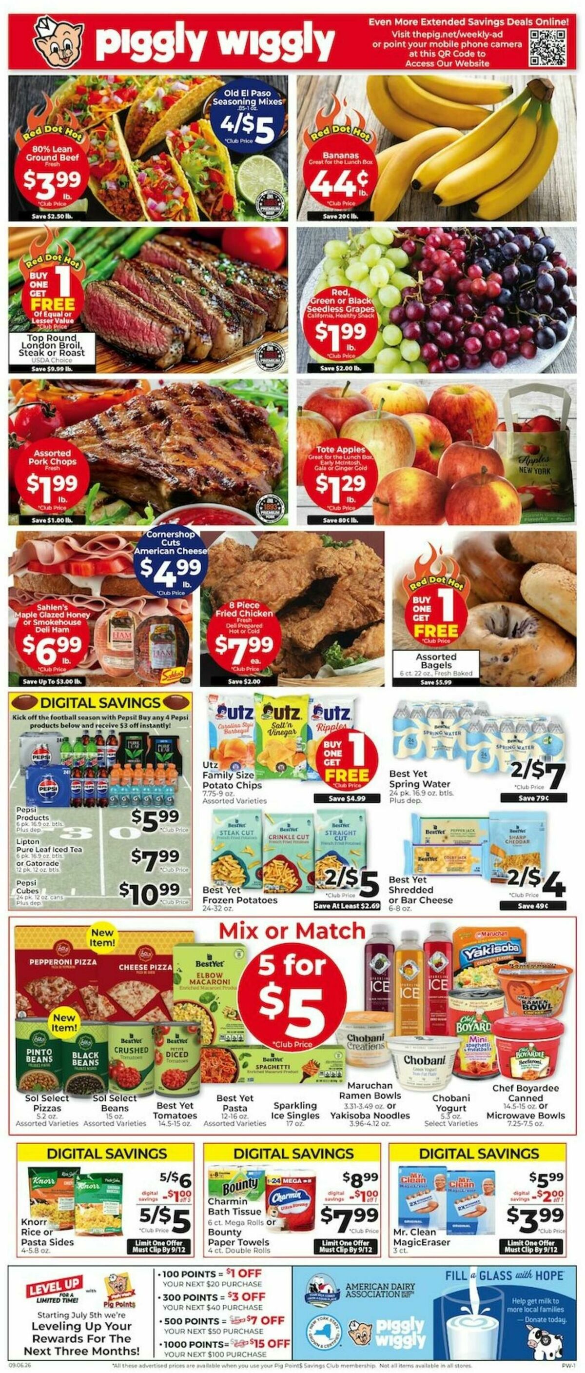 Piggly Wiggly Weekly Ad from September 6