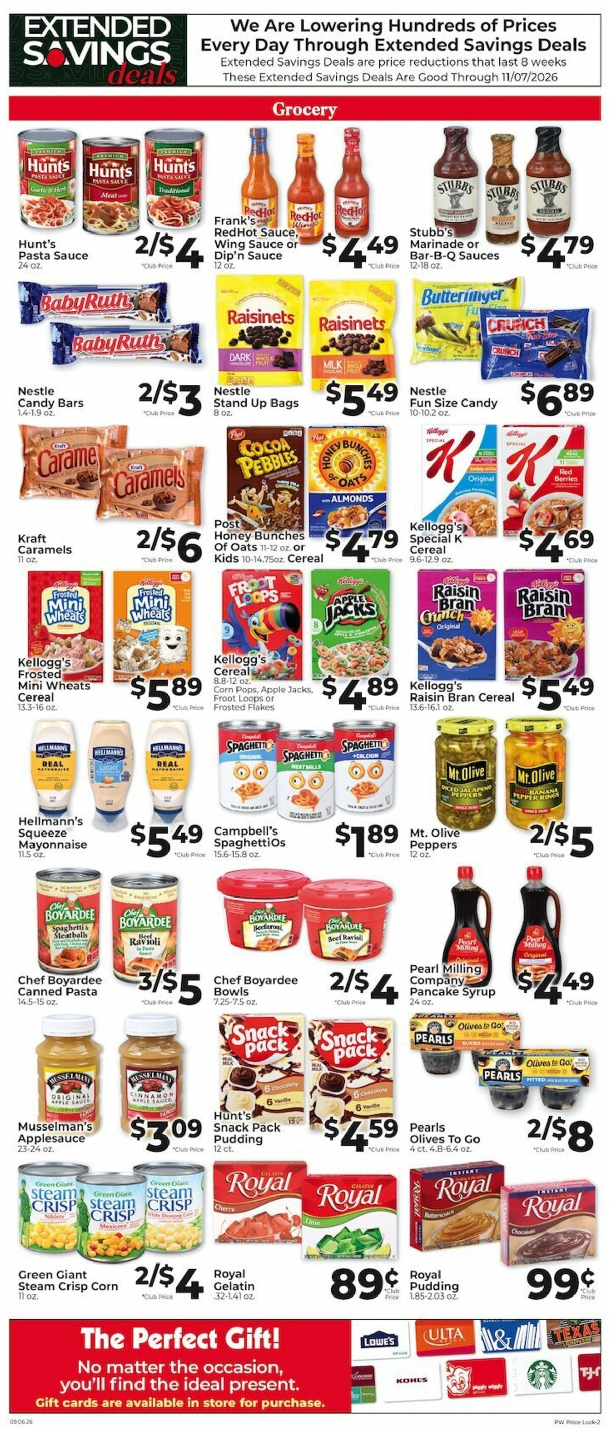 Piggly Wiggly Weekly Ad from September 13