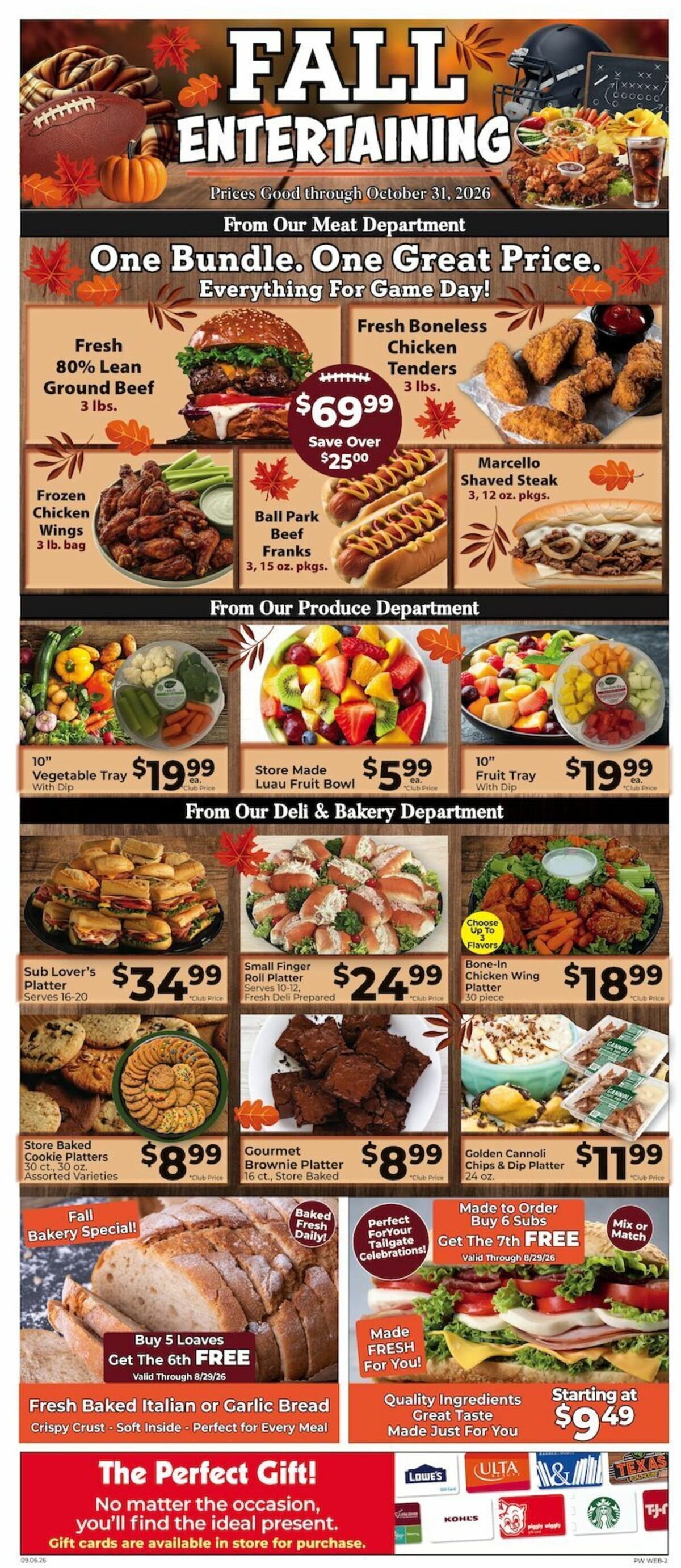 Piggly Wiggly Weekly Ad from September 13