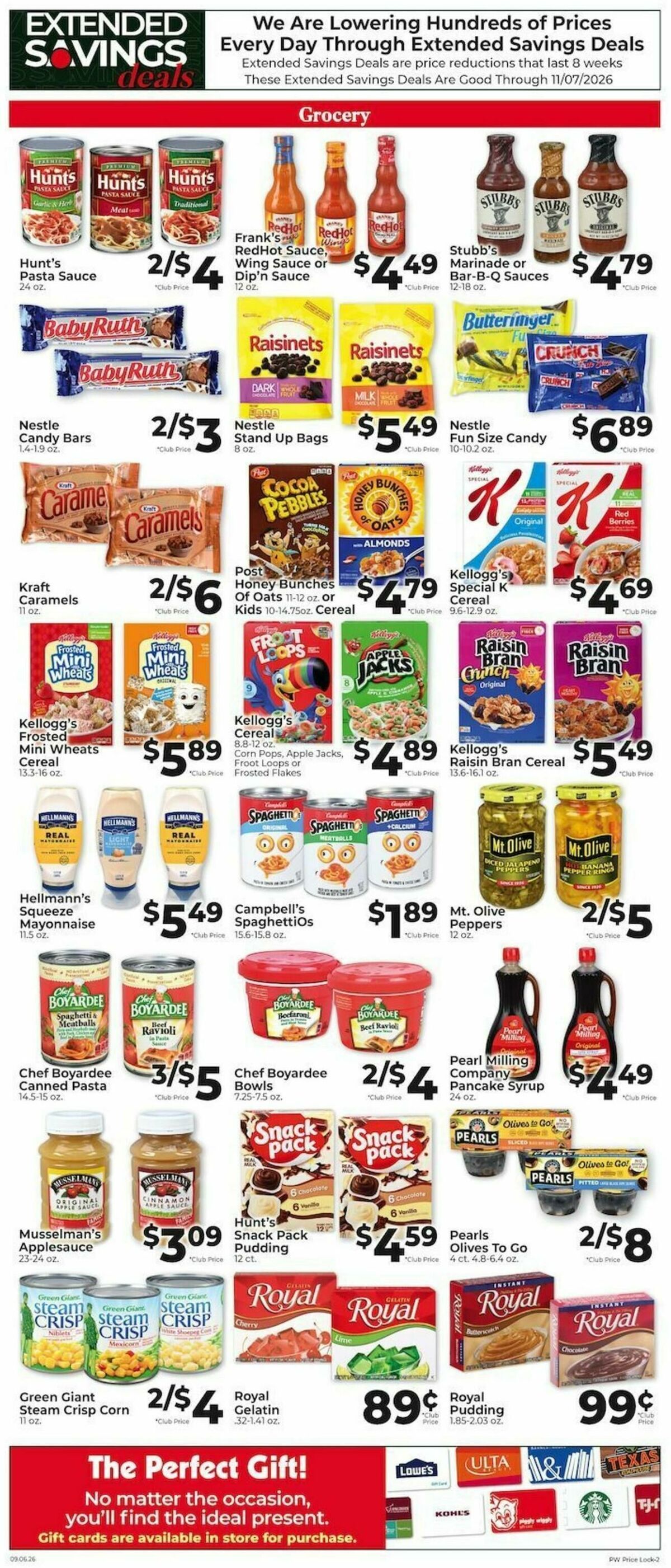 Piggly Wiggly Weekly Ad from September 20