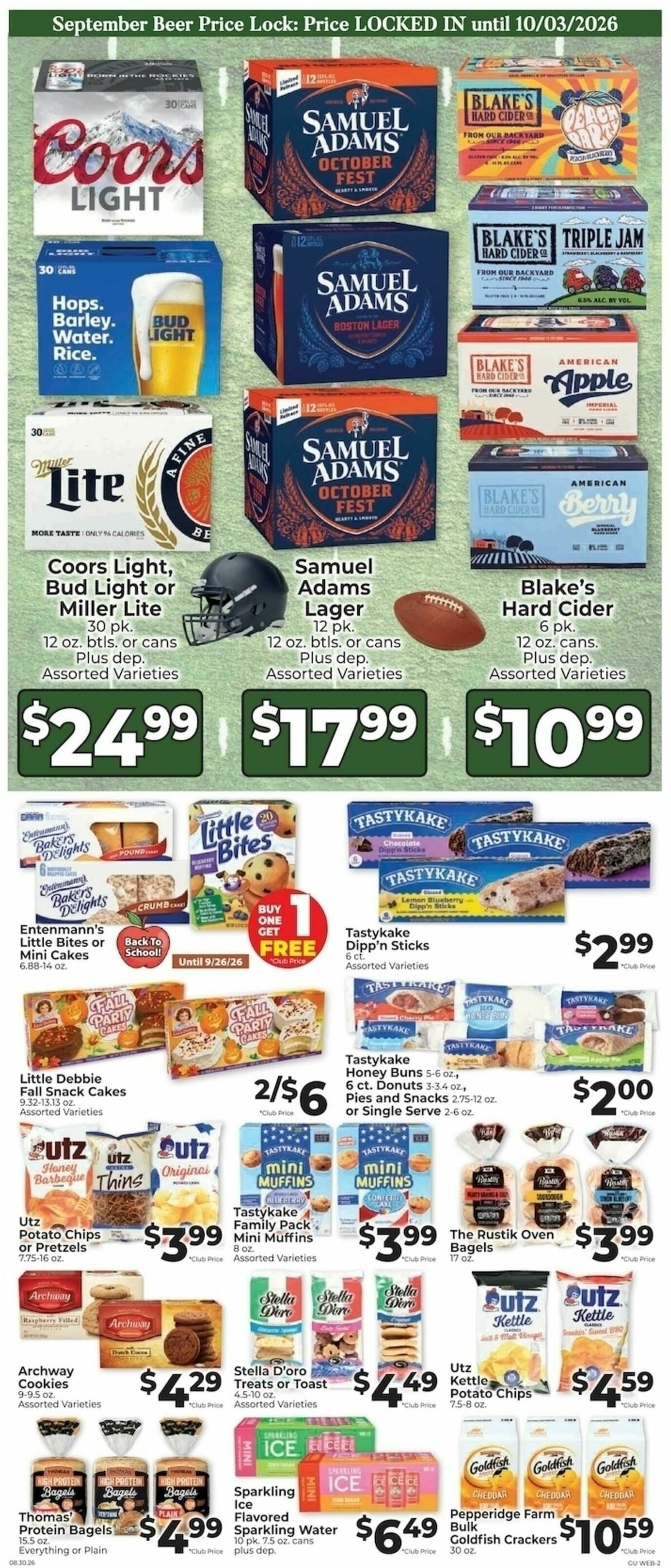Piggly Wiggly Weekly Ad from September 27