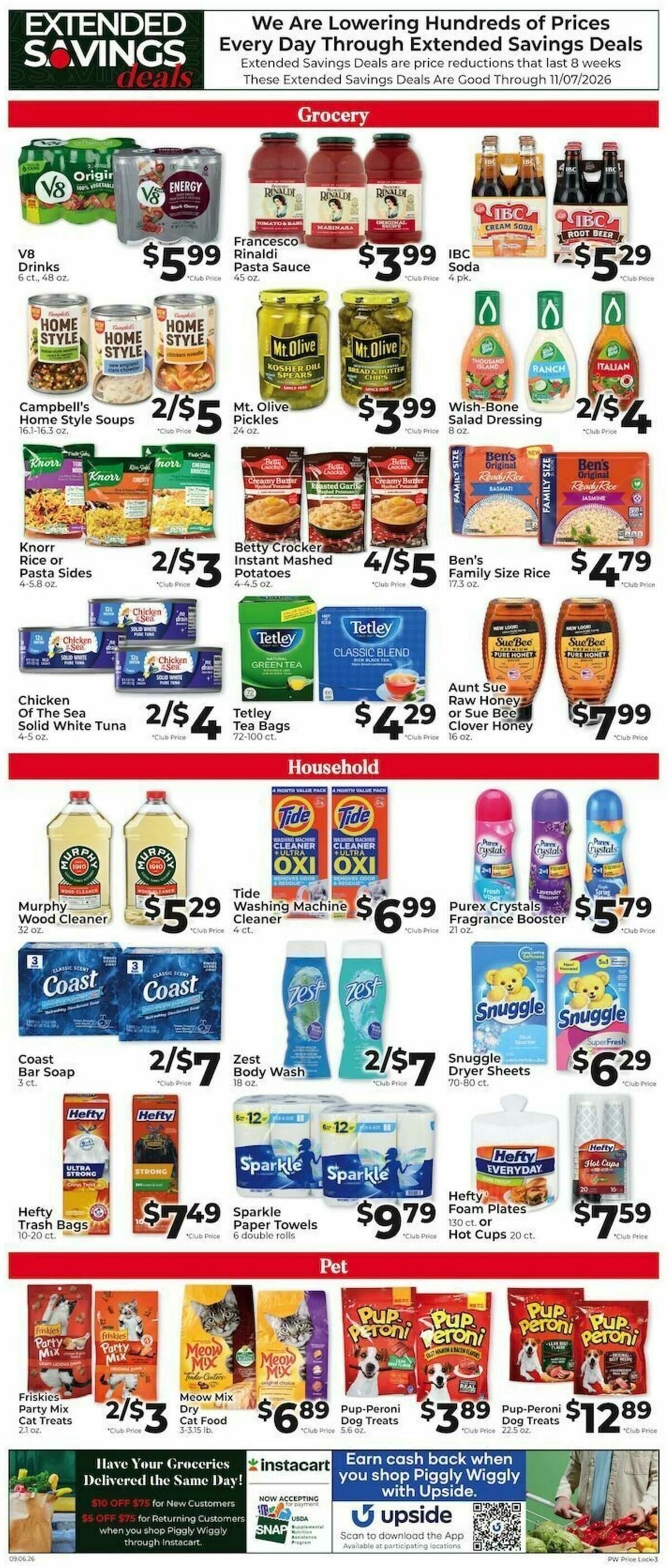 Piggly Wiggly Weekly Ad from September 27