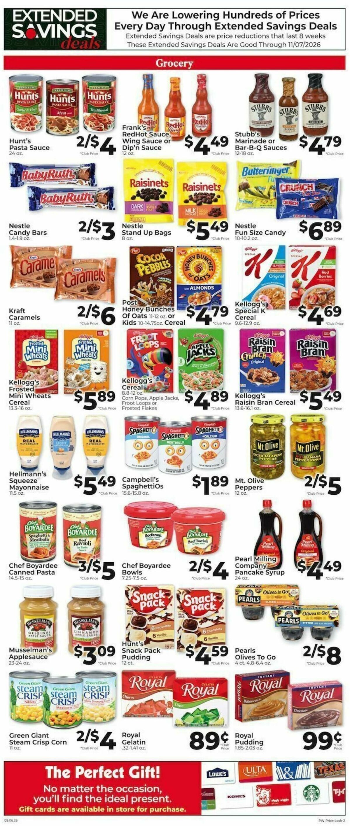 Piggly Wiggly Weekly Ad from October 11
