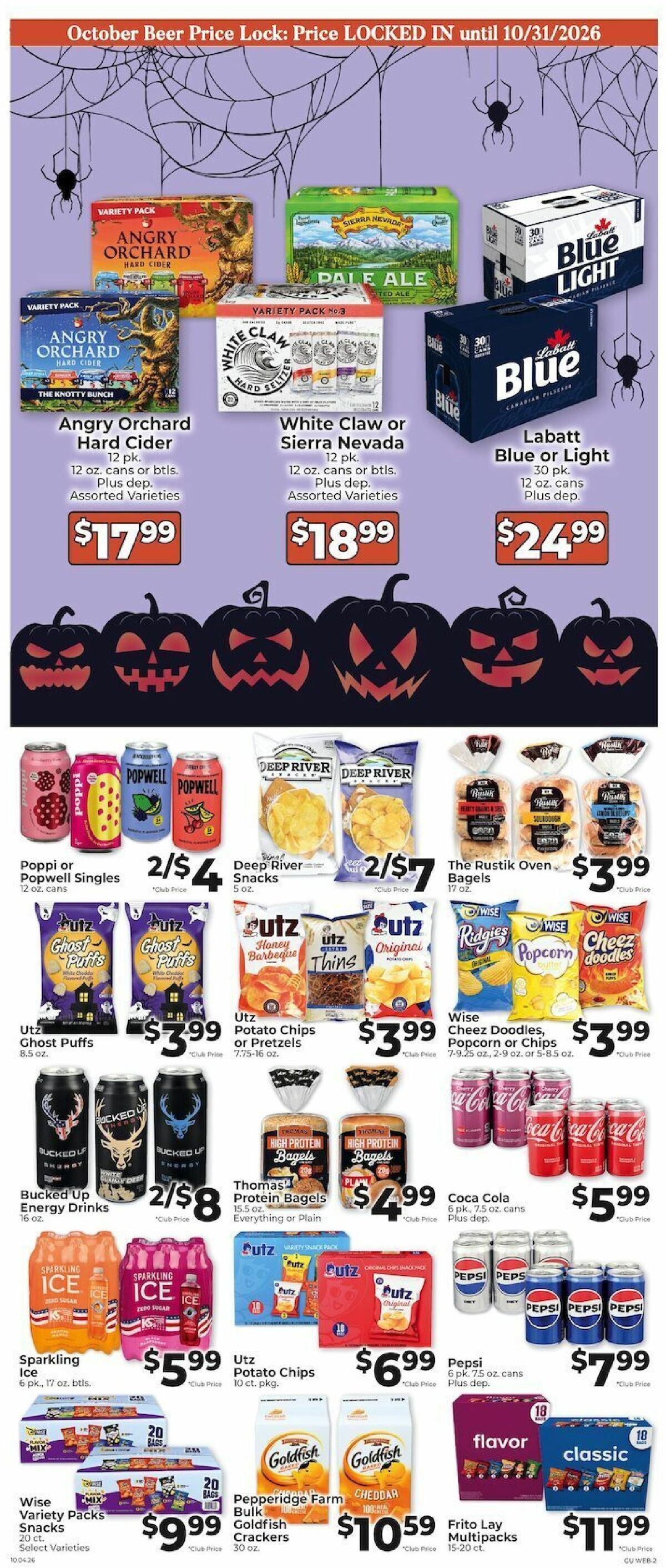 Piggly Wiggly Weekly Ad from October 25