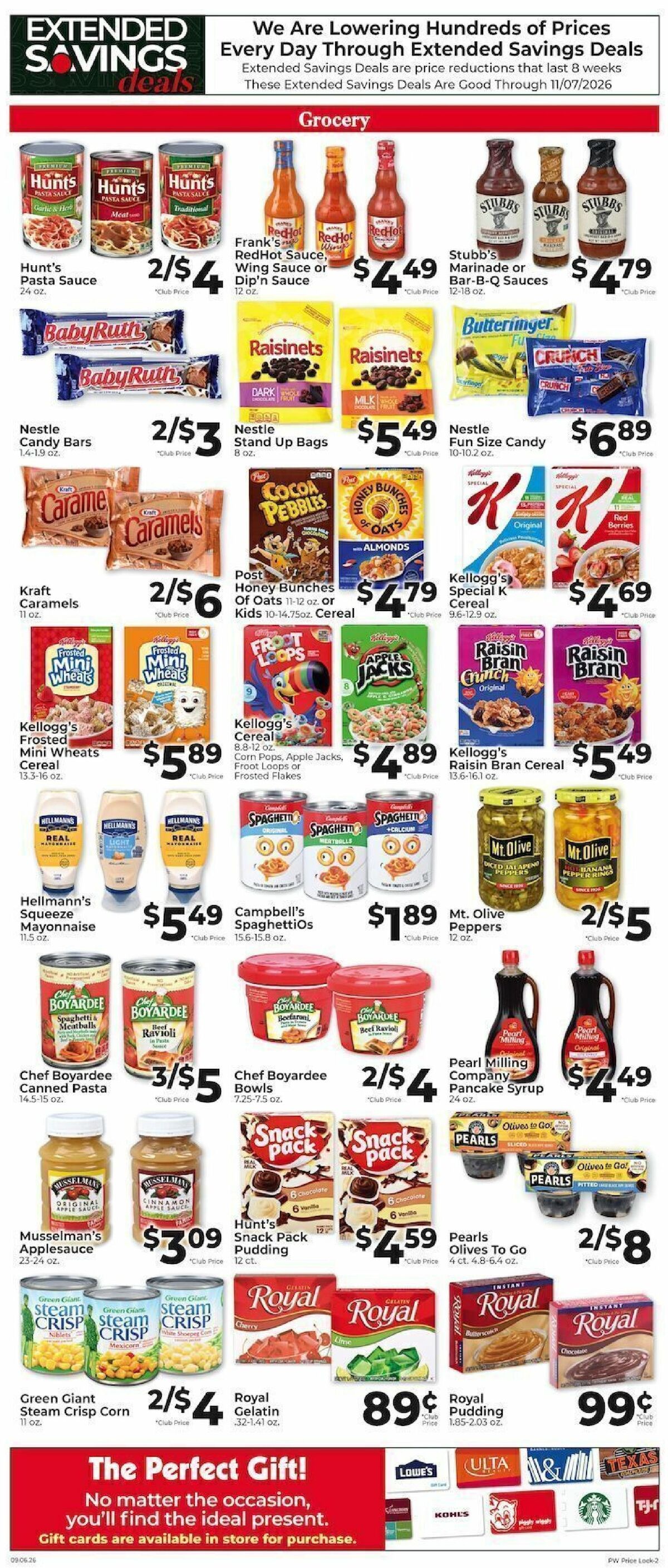 Piggly Wiggly Weekly Ad from October 25