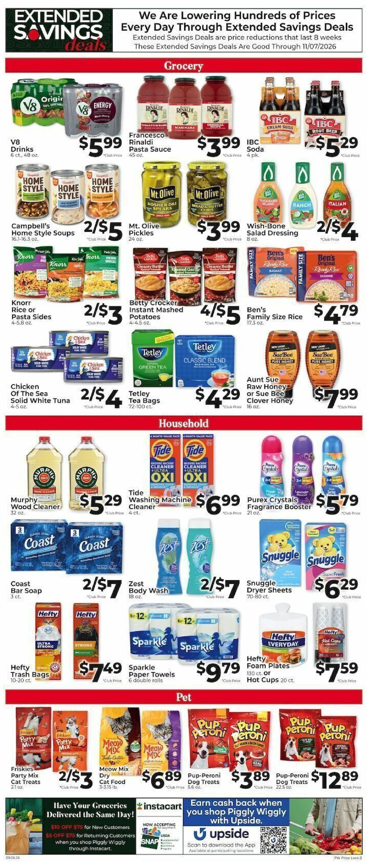 Piggly Wiggly Weekly Ad from October 25