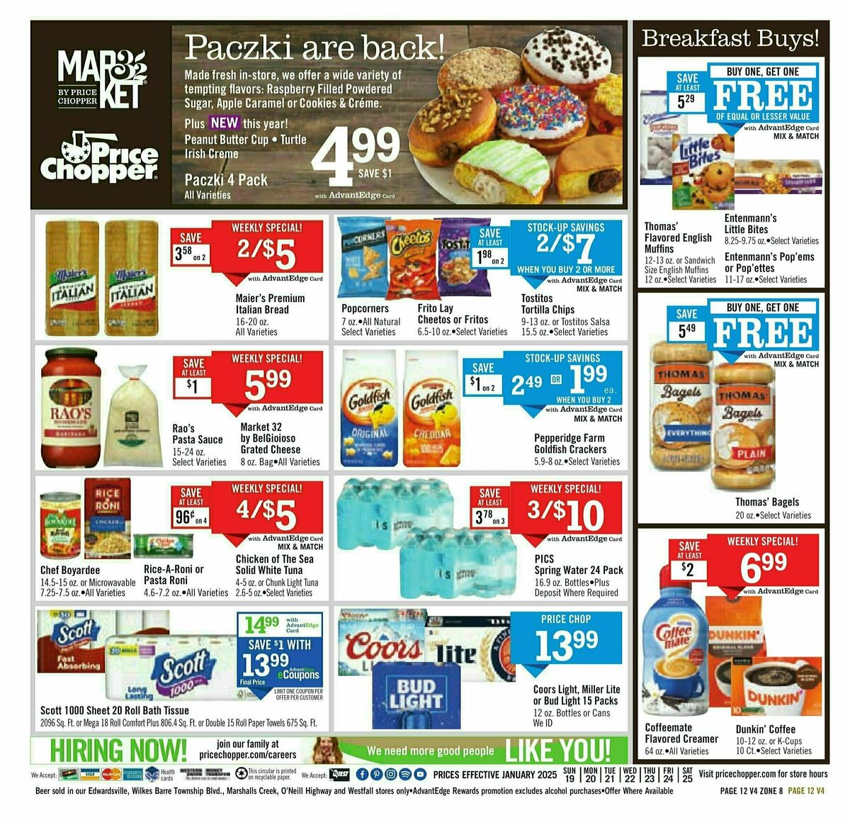 Price Chopper Weekly Ad from January 19