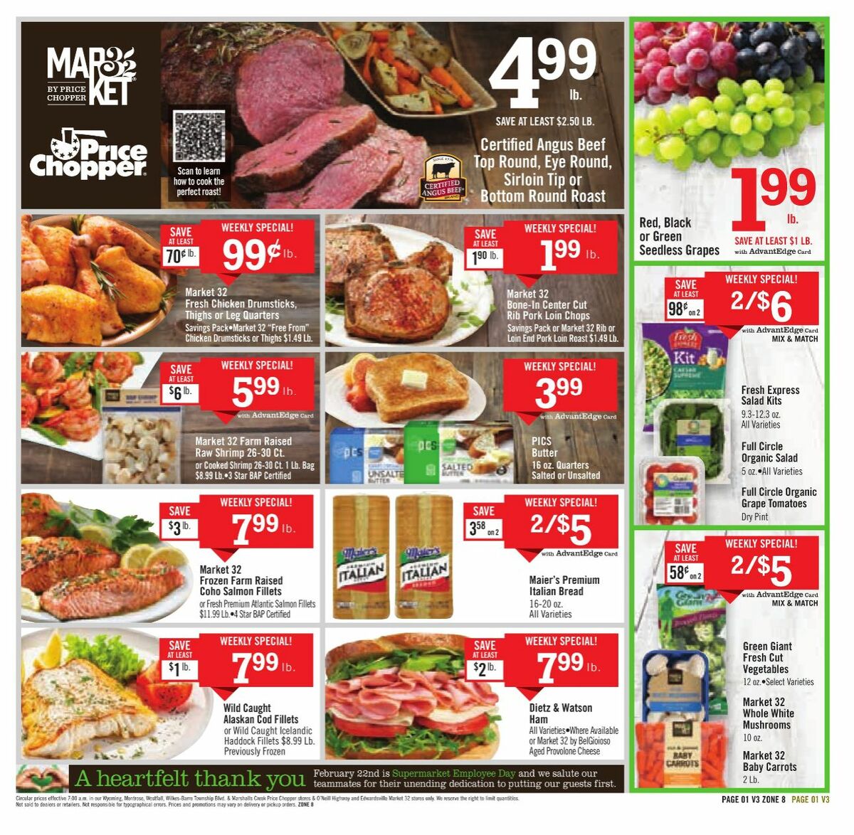 Price Chopper Weekly Ad from February 16