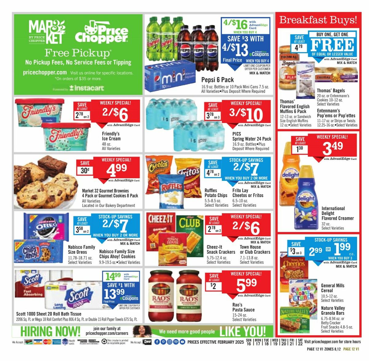 Price Chopper Weekly Ad from February 16