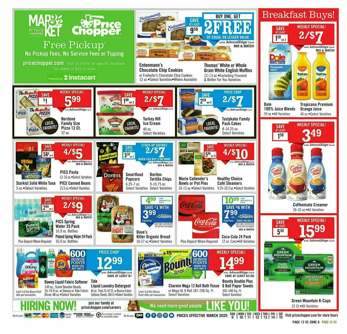Price Chopper Weekly Ad from March 9