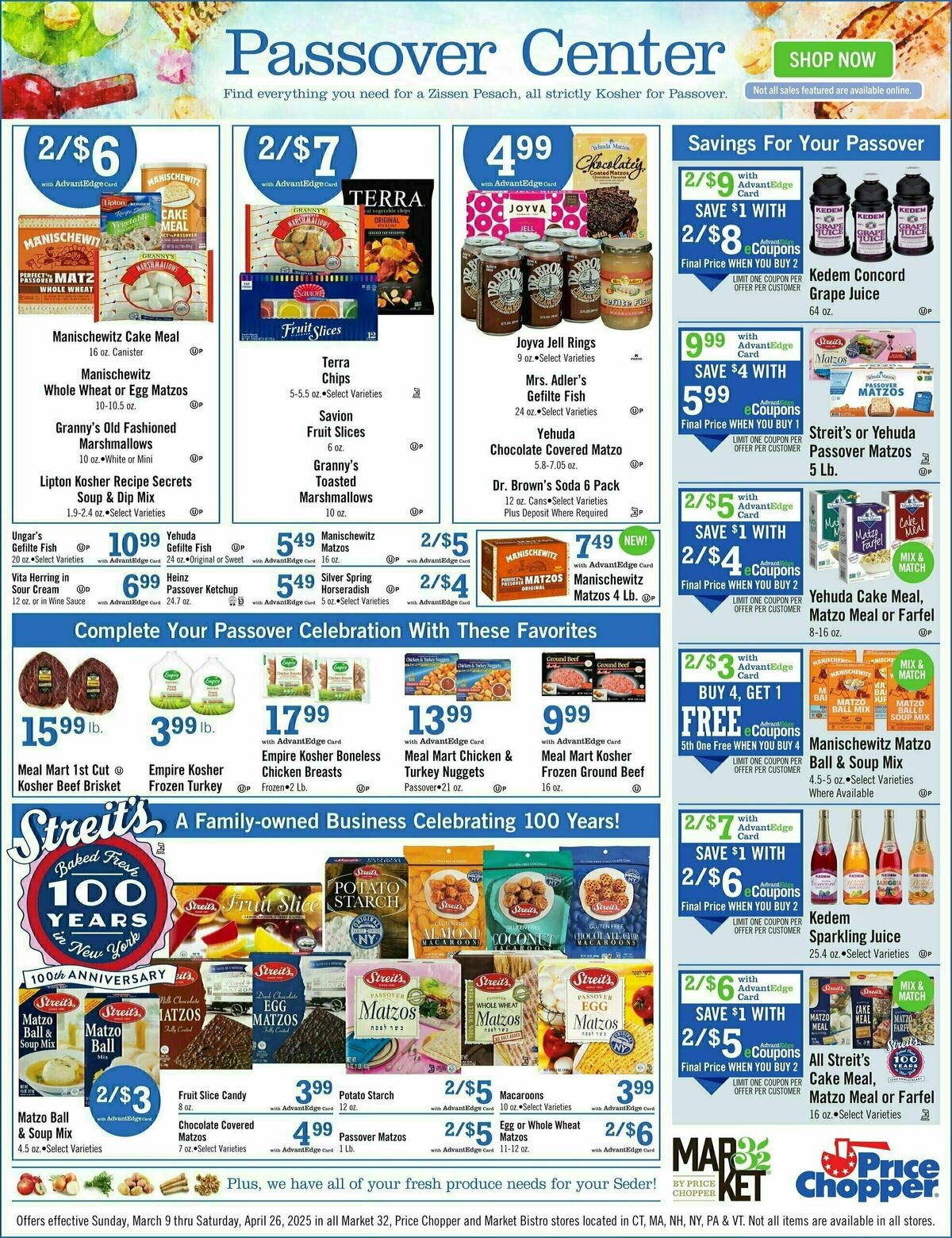 Price Chopper Passover Flyer Weekly Ad from March 11