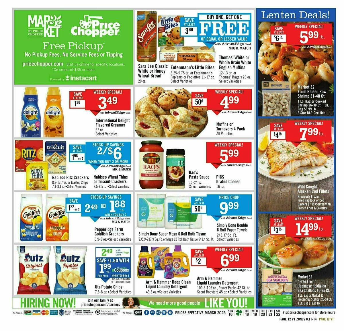 Price Chopper Weekly Ad from March 16