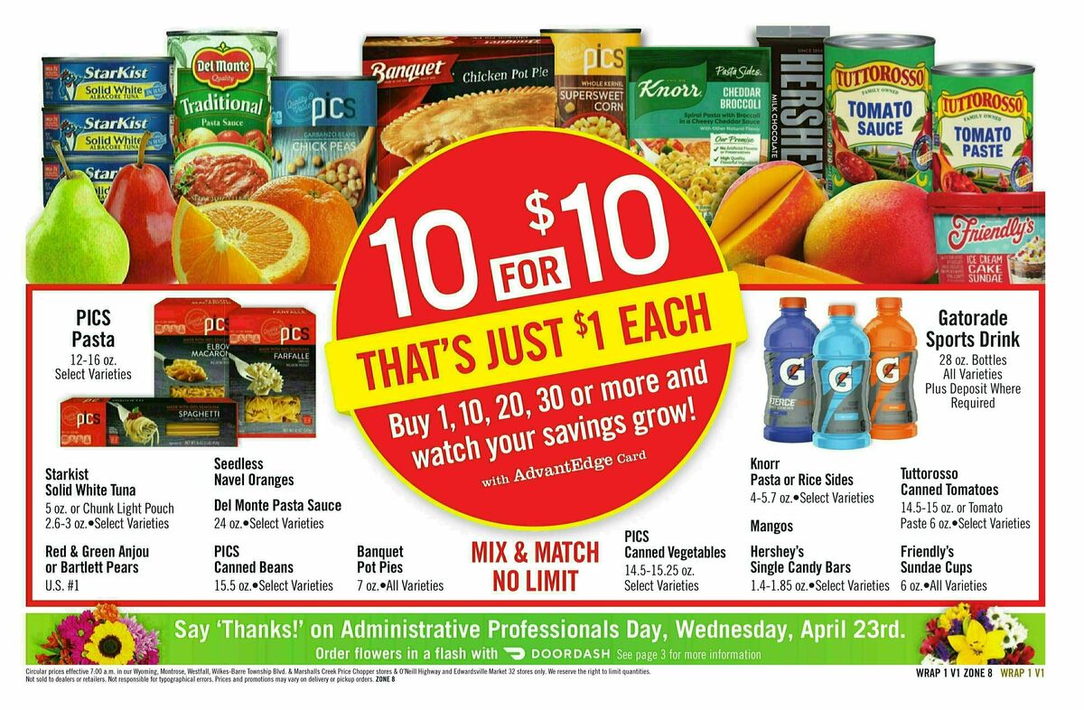 Price Chopper Weekly Ad from April 20
