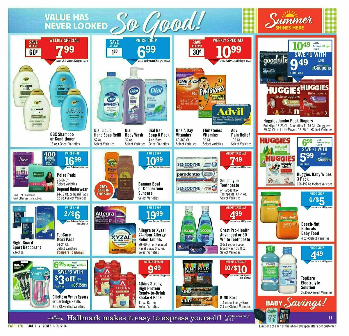 Price Chopper Weekly Ad from June 1