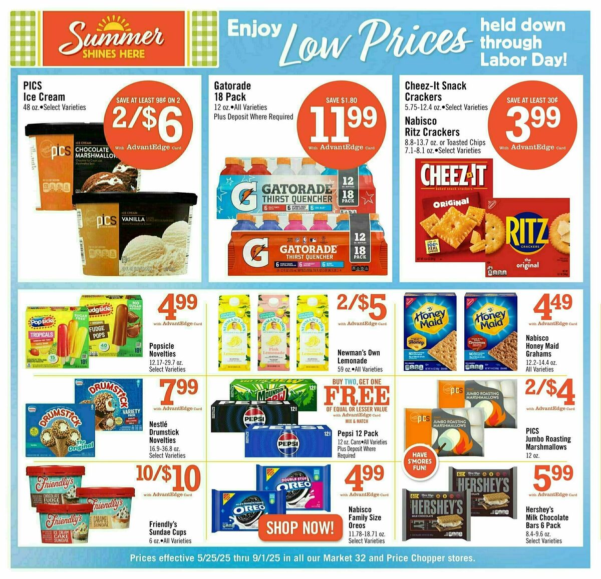 Price Chopper Summer Shines Here Weekly Ad from June 5