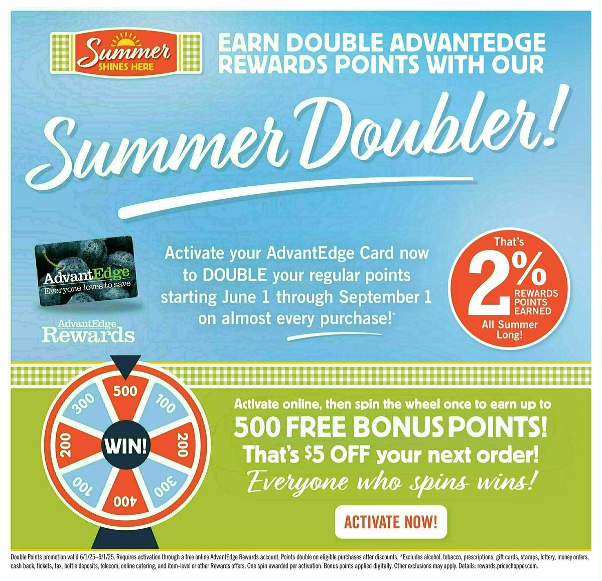 Price Chopper Summer Shines Here Weekly Ad from June 5