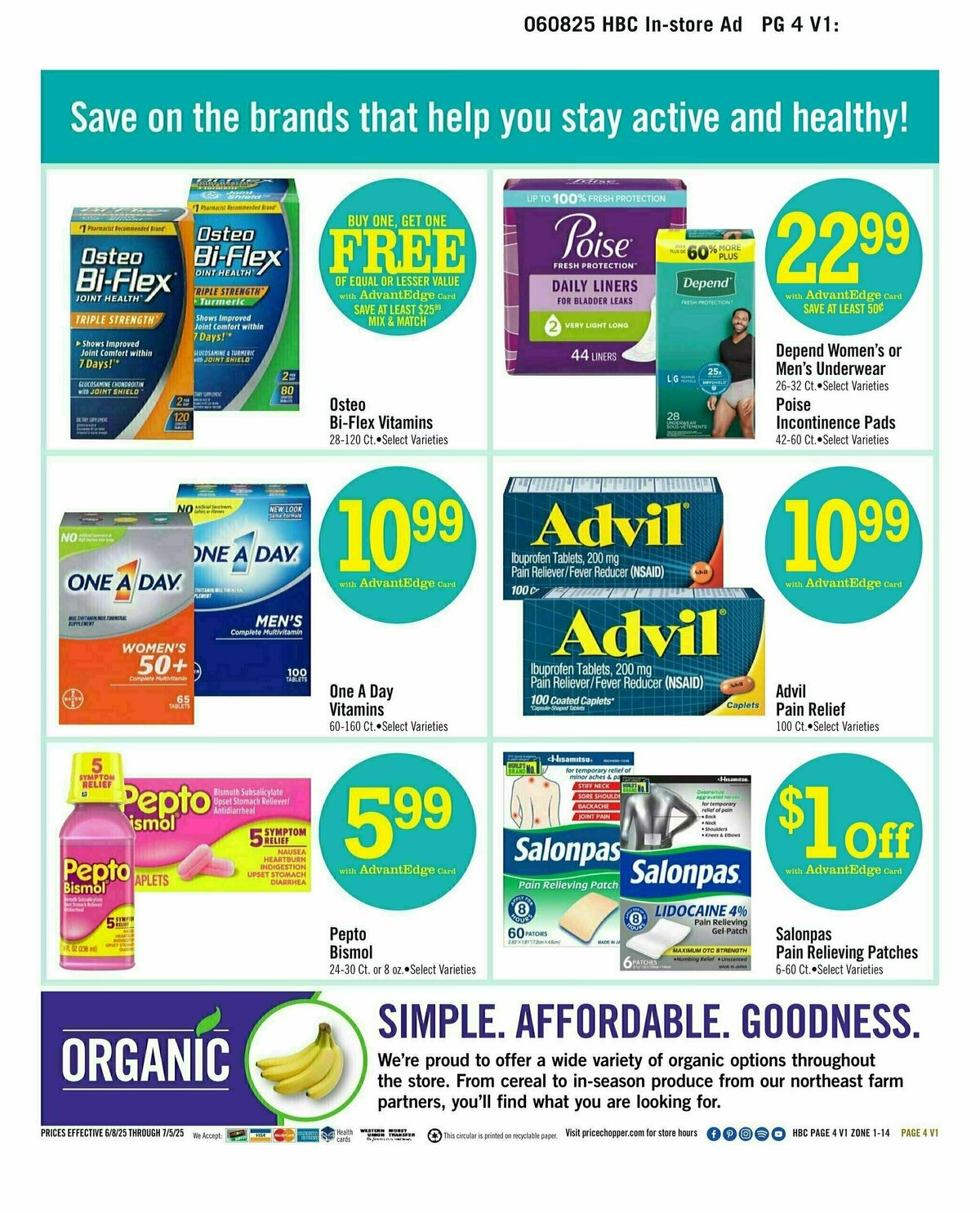 Price Chopper Your Wellness Destination Weekly Ad from June 8