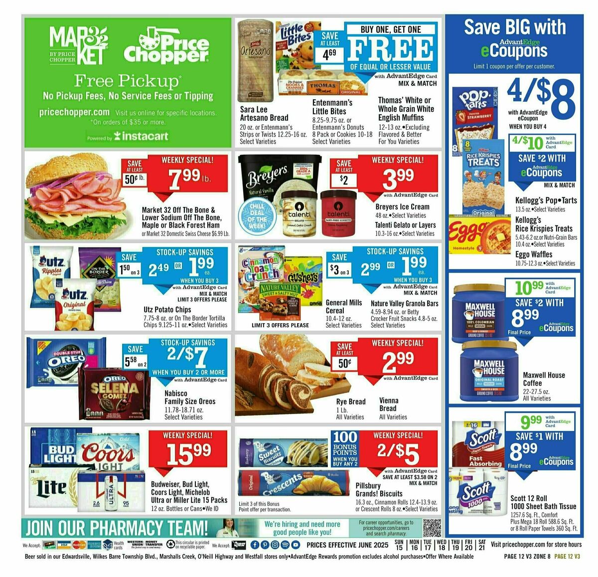 Price Chopper Weekly Ad from June 15