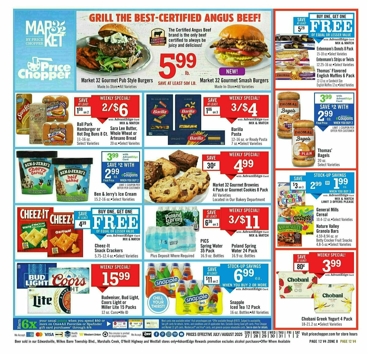 Price Chopper Weekly Ad from July 26