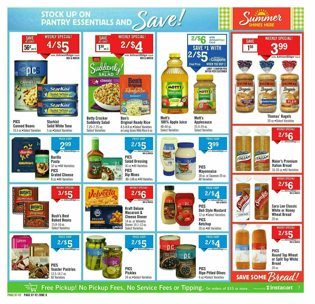 Price Chopper Weekly Ad from August 3