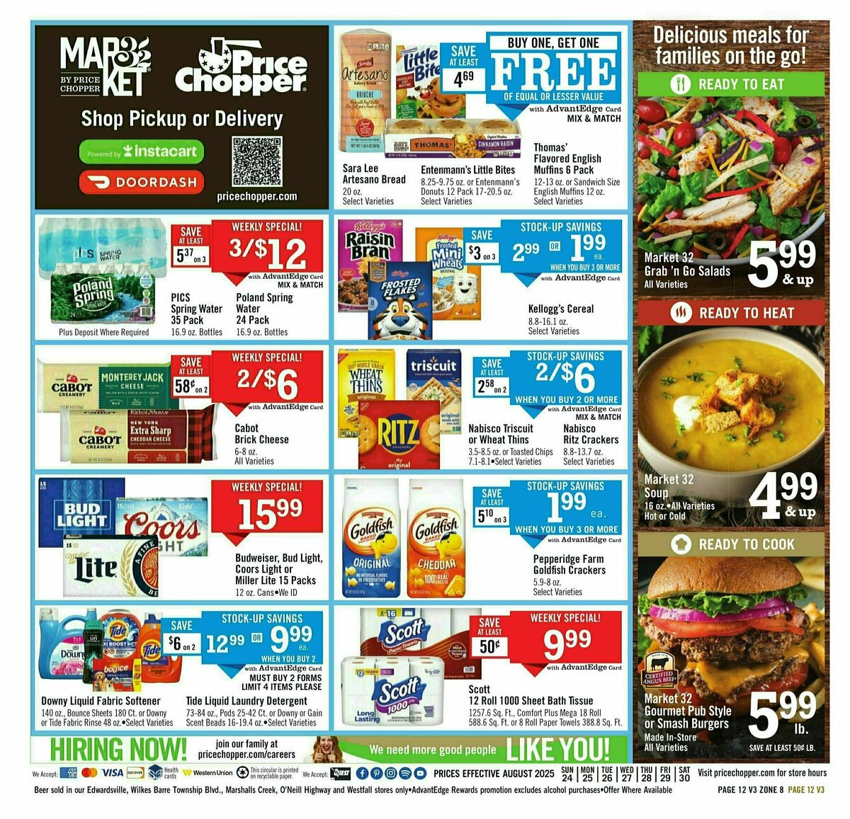 Price Chopper Weekly Ad from August 24