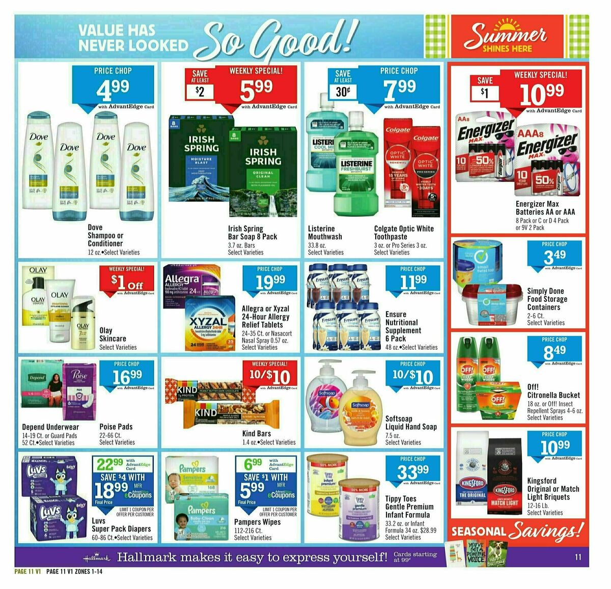 Price Chopper Weekly Ad from August 31