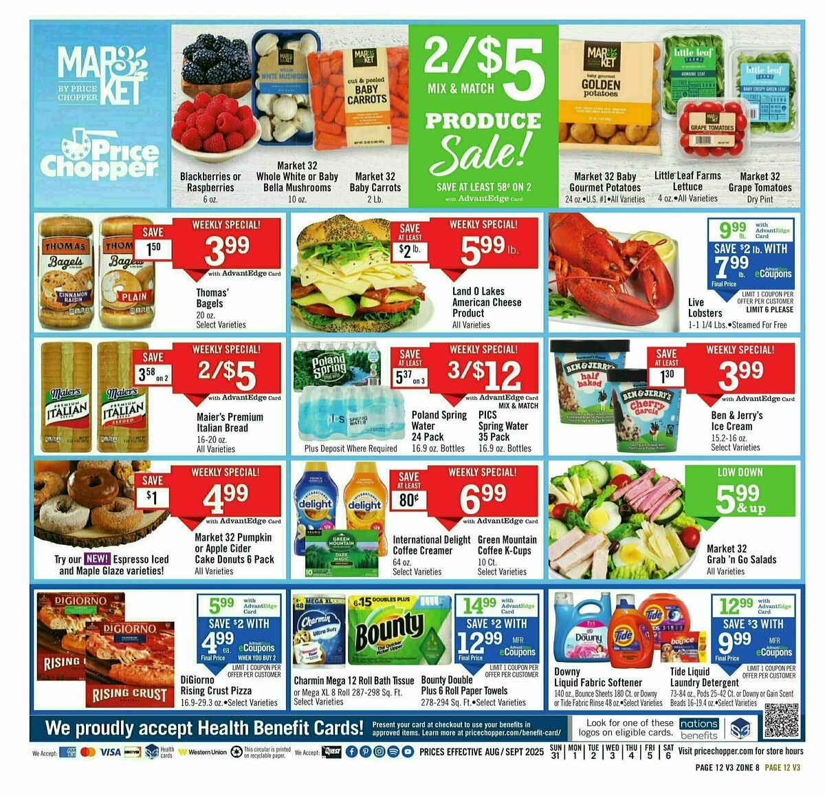Price Chopper Weekly Ad from August 31