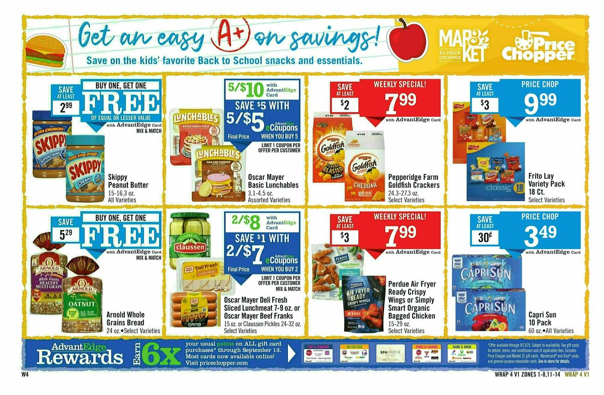 Price Chopper Weekly Ad from August 31