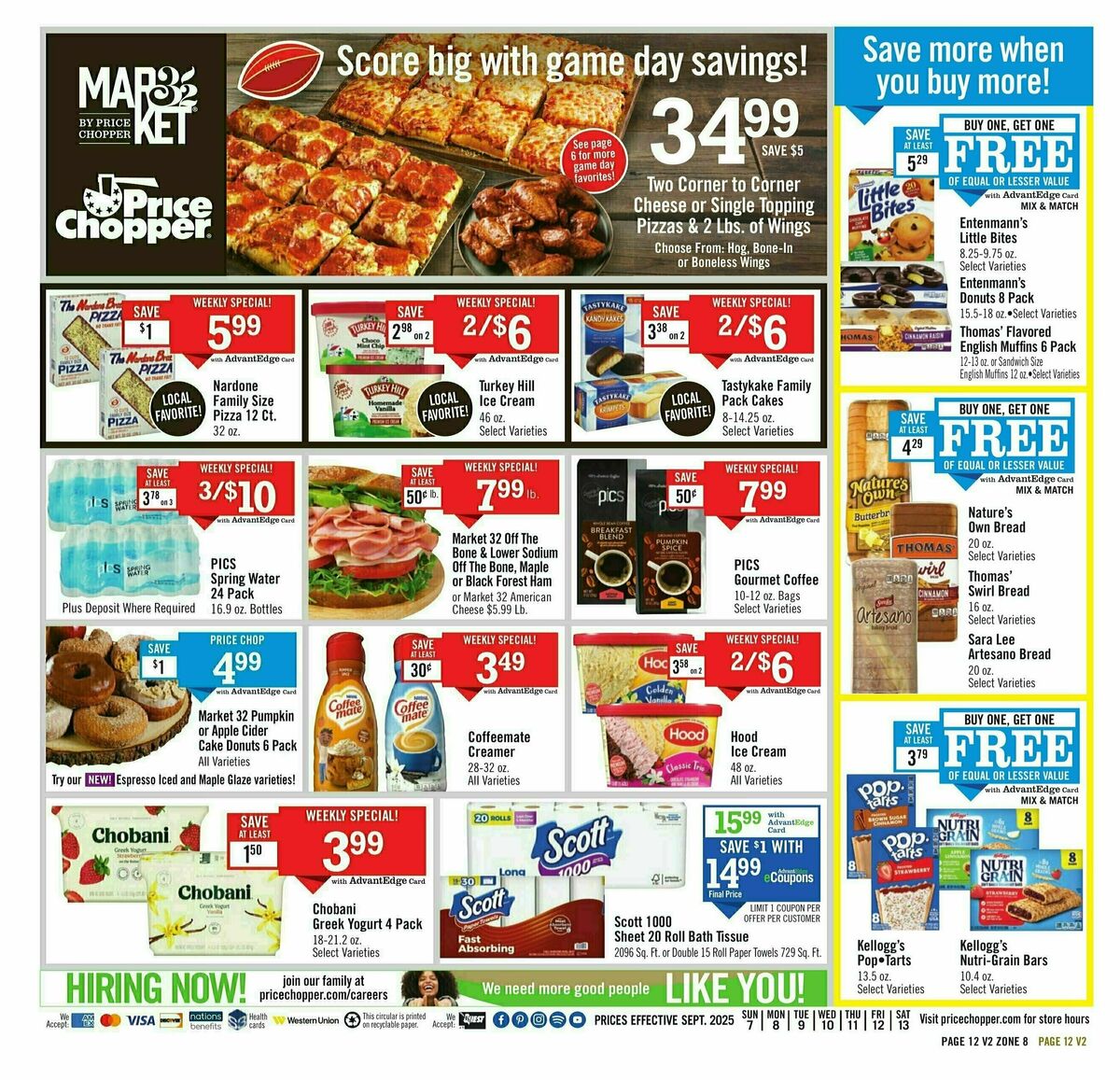 Price Chopper Weekly Ad from September 7