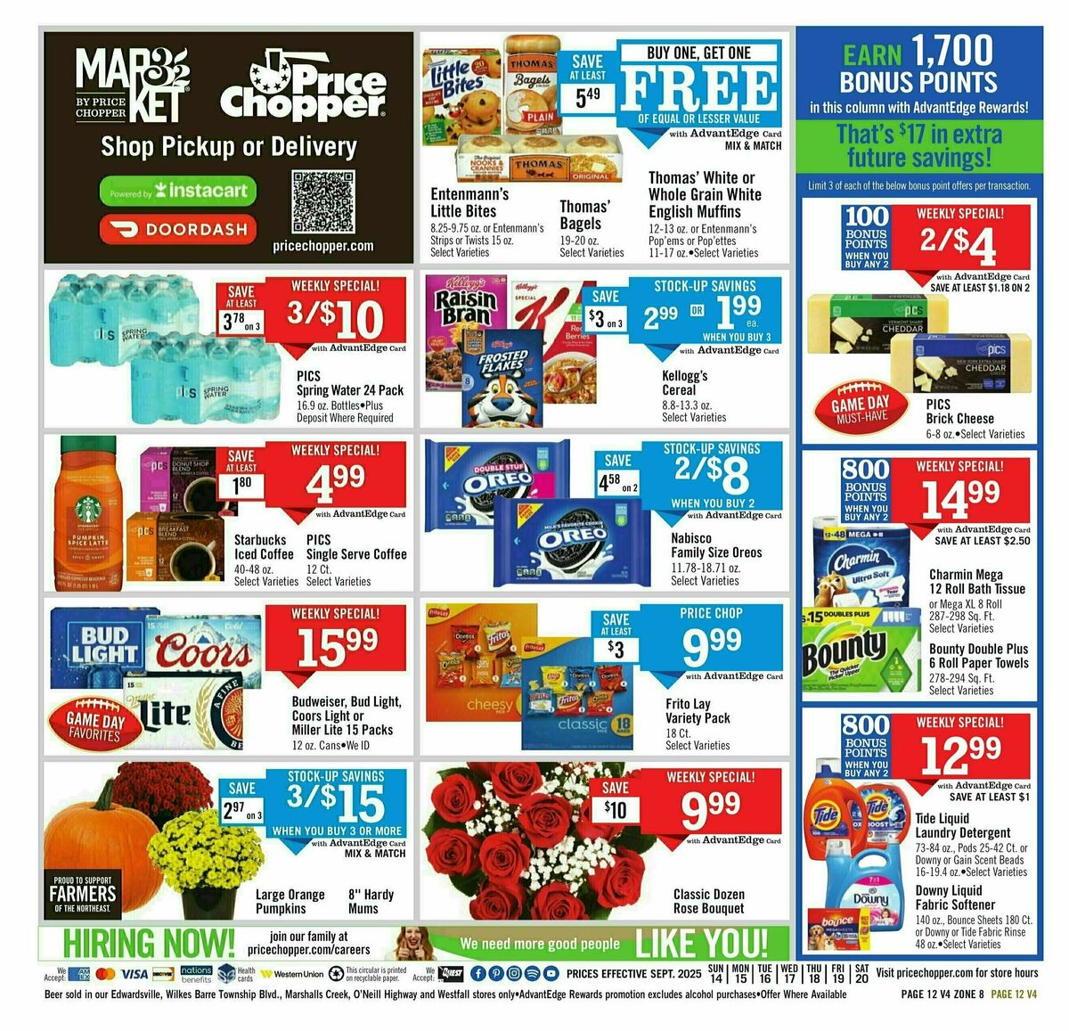 Price Chopper Weekly Ad from September 14