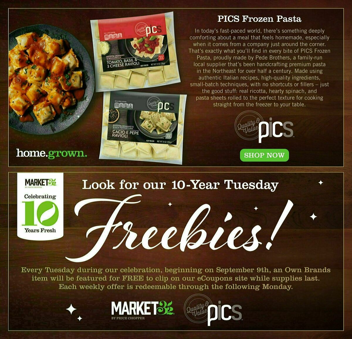 Price Chopper Celebrating 10 Years Fresh! Weekly Ad from September 15