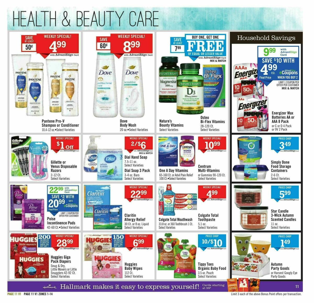 Price Chopper Weekly Ad from September 21